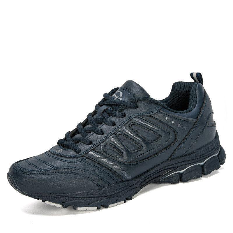 Leather Men's Sports Shoes Men's Hiking Running - Trendha