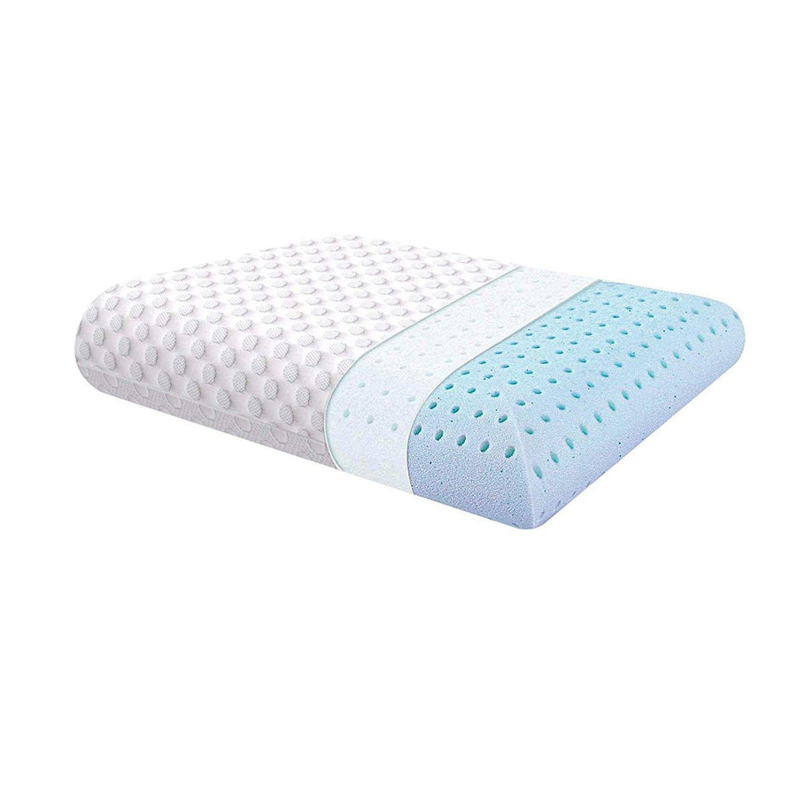 Ventilated Gel Memory Foam Pillow, Bed Pillows for Sleeping, Neck Support for Back, Stomach, Side Sleepers, CertiPUR-US - Trendha