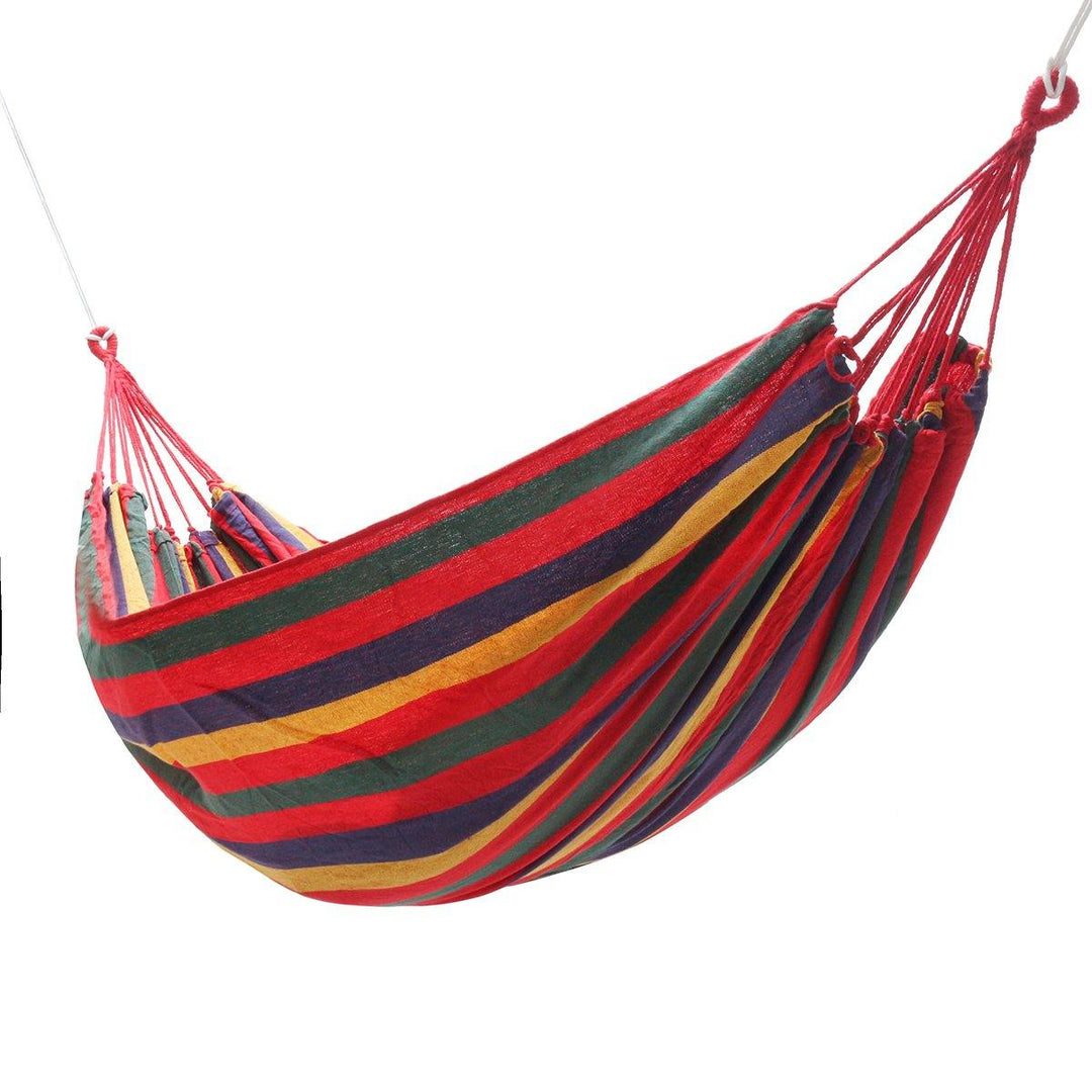 90kg/150kg Load Single/Double People Hammock Outdoor Indoor Garden Hanging Bed Sleeping Swing - Trendha