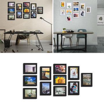 11 Pcs DIY Multi Photo Frame Set Hanging Picture Modern Display Wall Art Home Decorations - Trendha