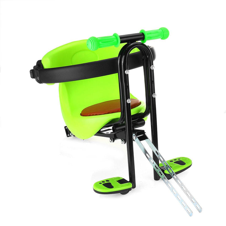 BIKIGHT Bike Baby Seat Safety Kids Saddle Handrail Chair with Foot Pedals Support Back Rest Outdoor Cycling - Trendha
