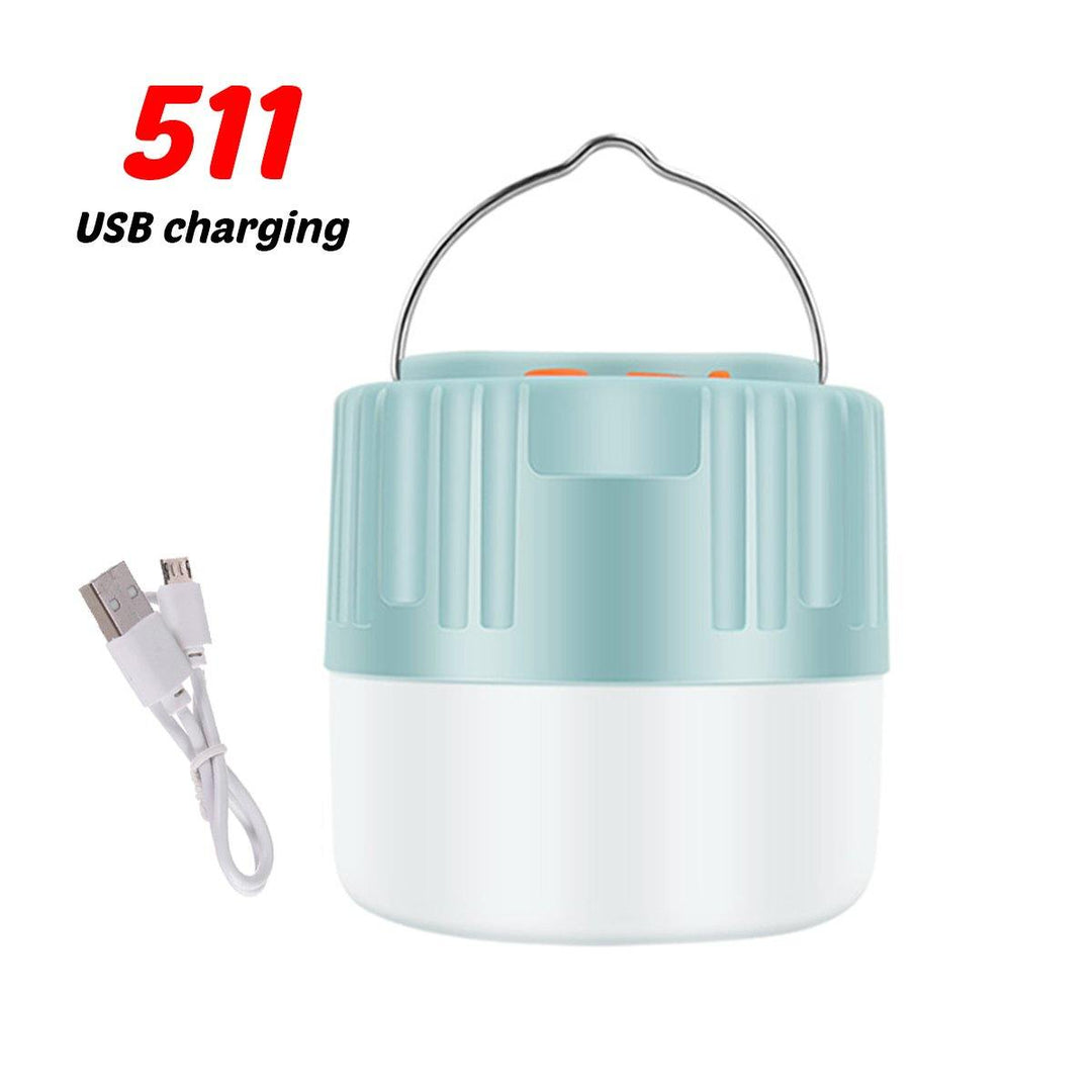Solar Light Camping Outdoor LED Light Portable Lantern USB Rechargeable Emergency Light - Trendha