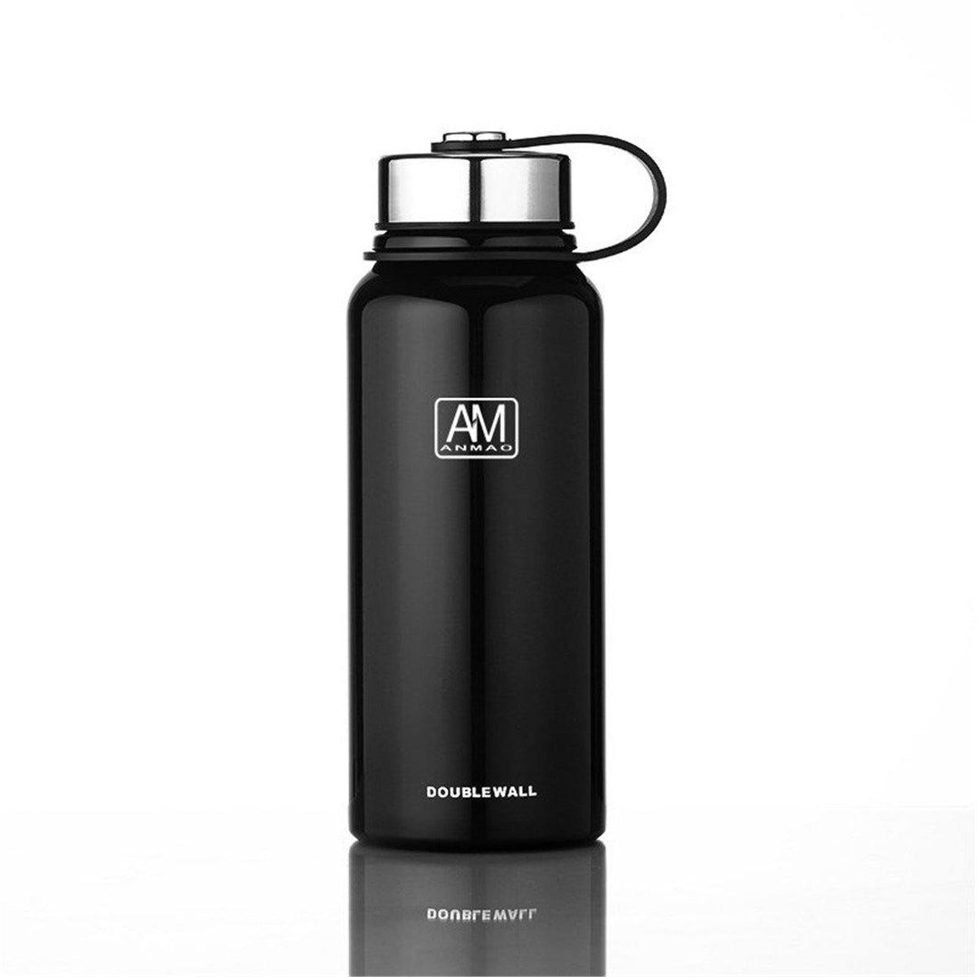 1500ml Outdoor Portable Vacuum Insulated Water Bottle Double Walled Stainless Steel Drinking Cup Sports Travel - Trendha