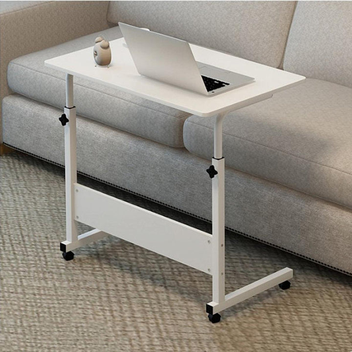 Computer Laptop Desk Height Adjustable Removable Writing Study Table Desktop Workstation Home Office Furniture with Universal Wheels - Trendha