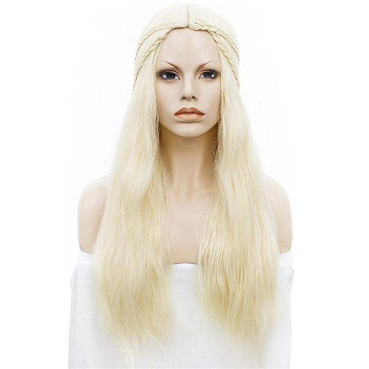 Blonde High-Temperature Fiber Cosplay Wigs Costume Party Hair Halloween Masquerade Show - Trendha