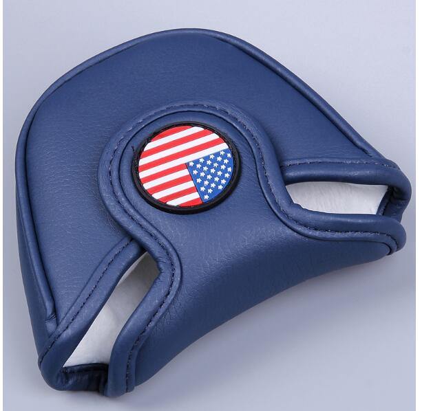 Magnetic Closure Customized Golf Mallet Putter Covers Headcover Synthetic Leather Multi Style Color Free Shipping - Trendha