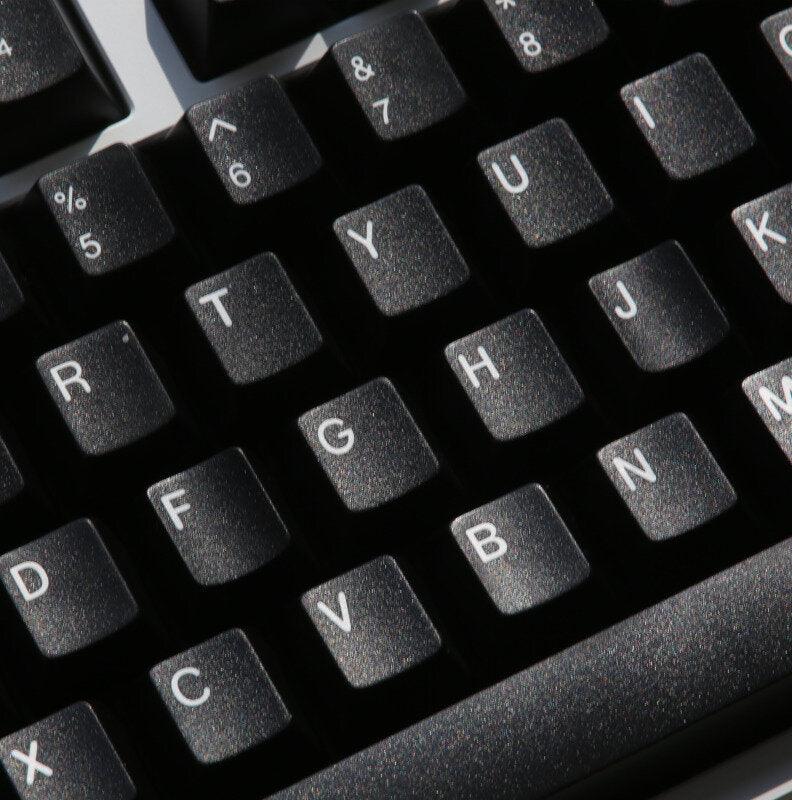 KBDfans Epbt 153 Keys Black Keycaps Cherry Profile Sublimation ABS Two Color Mechanical Keyboard Keycap for 60% 65% 75% 80% 100% HHKB ISO Layout Mechanical Keyboard - Trendha