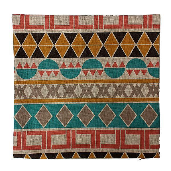 Minimalist Style Pillow Case Home Linen Cushion Cover Fashion Colorful Geometric Patterns - Trendha
