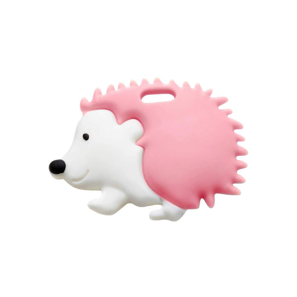 Pink Hedgehog Teether - Trendha