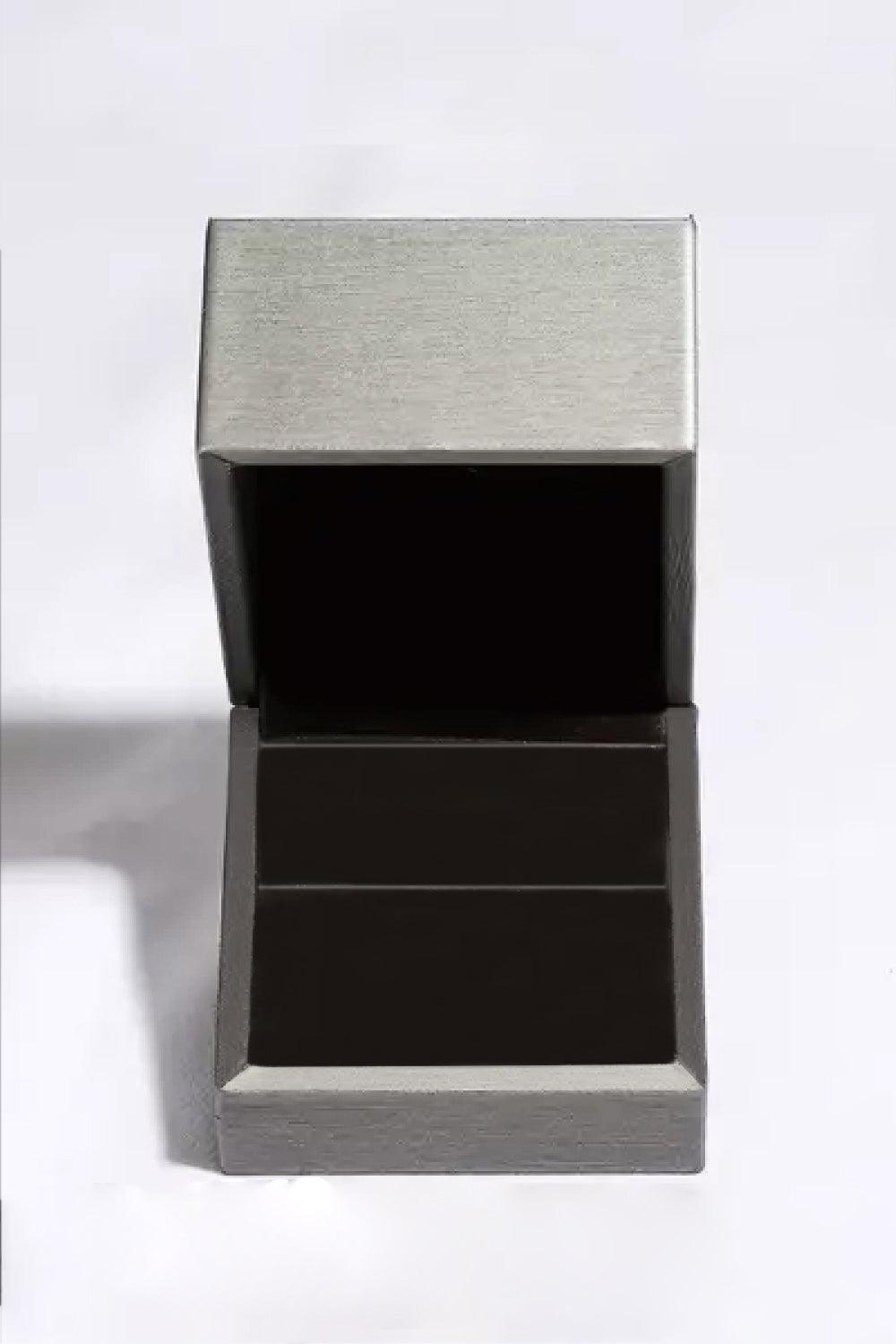8.6 Carat Moissanite Platinum-Plated Ring - Trendha