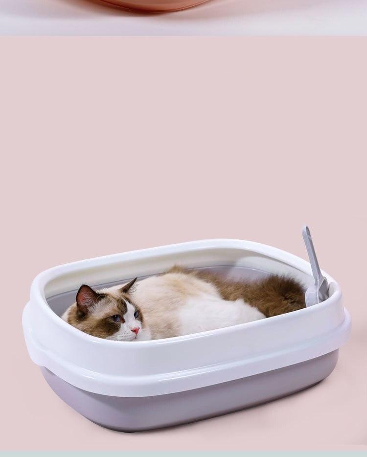 Anti-Splash Toilet with Scoop for Cats - Trendha