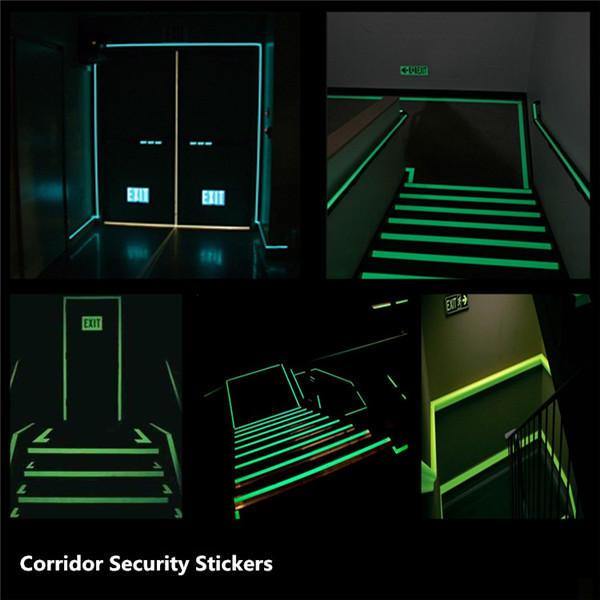 5mx15mm Luminous Tape Self-adhesive Green Blue Glowing In The Dark Safety Stage Home Decor - Trendha