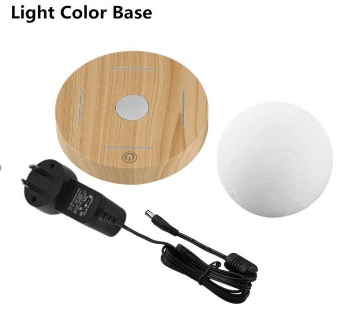 Original Levitating Moon Lamp, Magnetic Levitating Desk Lamp with Wooden Base - Trendha