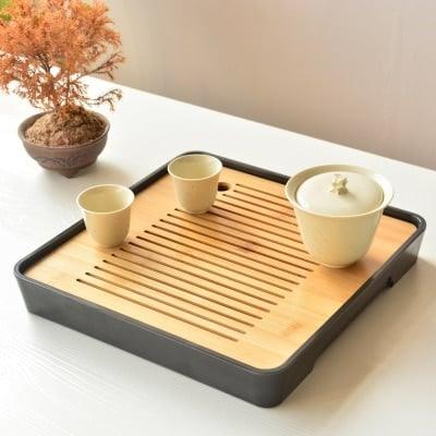 Bamboo Tea Tray Saucer - Trendha