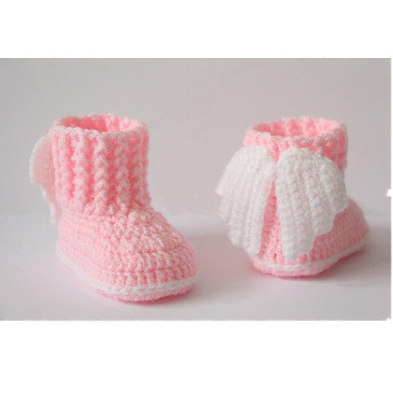 Angel Crochet Baby Soft Booties - Trendha