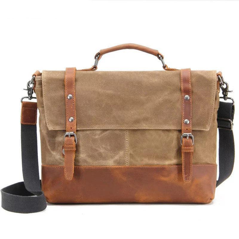 Overflowing Canvas Retro Style Men's Shoulder Bag - Trendha