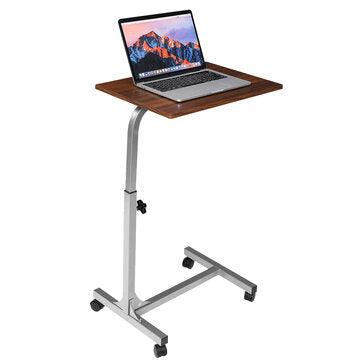 Douxlife RT-02 Laptop Desk Rolling Table Side Table Sofa Bed Table Height Adjustable MDF Steel Frame For Home Office - Trendha