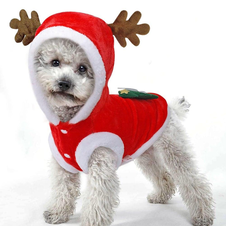 Christmas Style Flannel Dog Jacket - Trendha