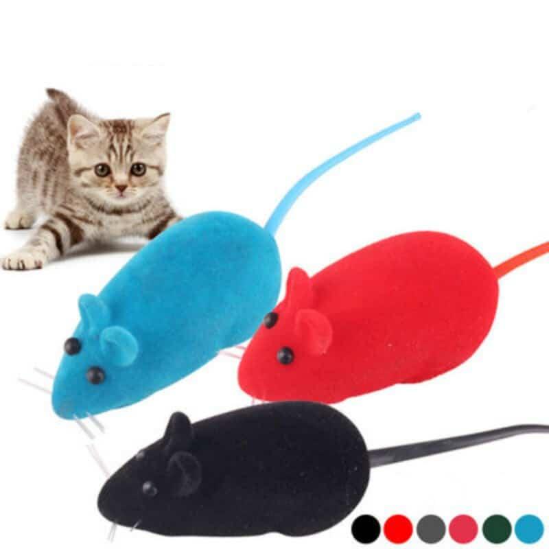 Colorful Silicone Mouse Cat Toy - Trendha