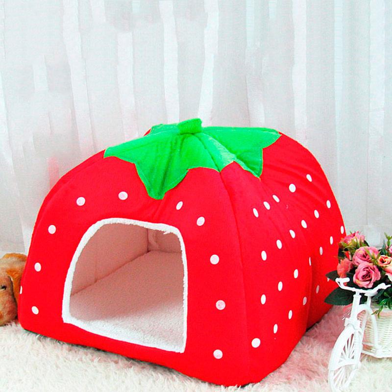 Compact Folding Berry-Shaped Pet House - Trendha