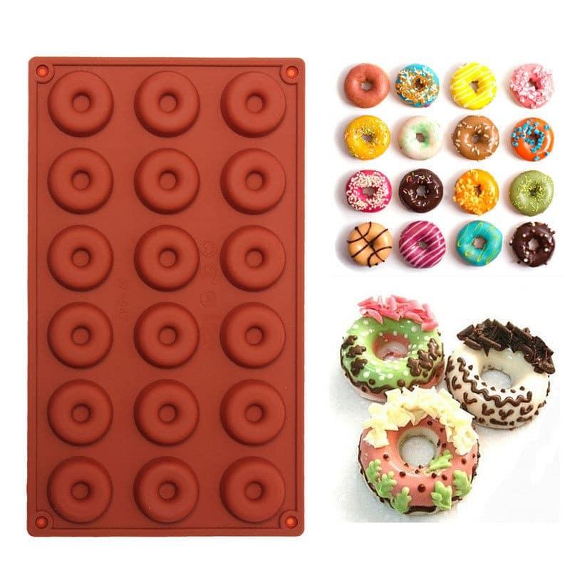 Cute Eco-Friendly Donut Shaped Silicone Cookie Mold - Trendha