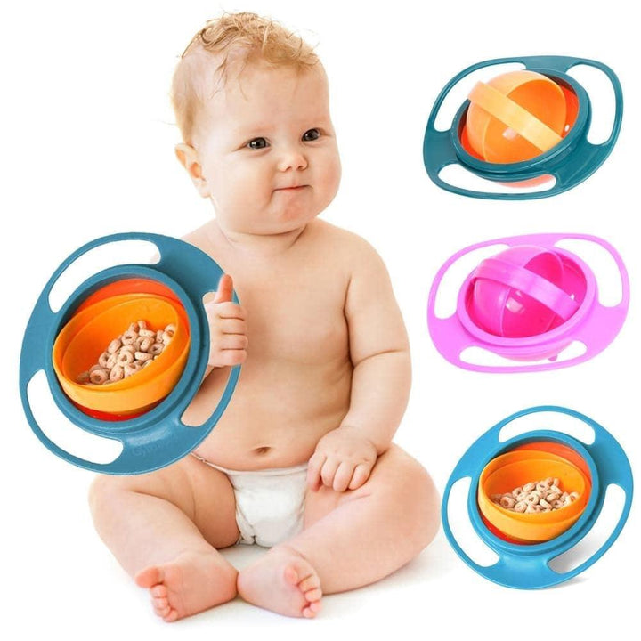 360-Degree Rotating Baby Bowl - Trendha