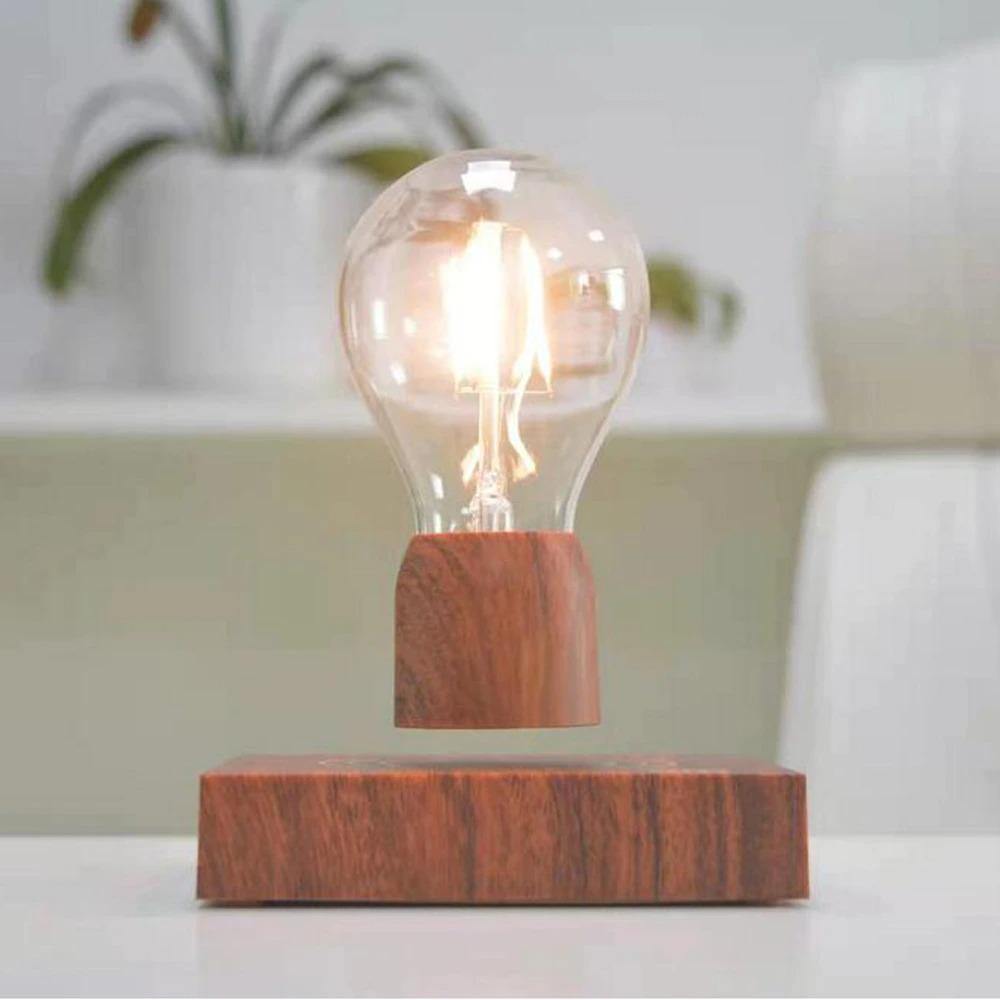 Magnetic Levitation Lamp Creativity Floating Bulb for Birthday Gift Magnet Levitating Light for Room Home Office Decoration - Trendha