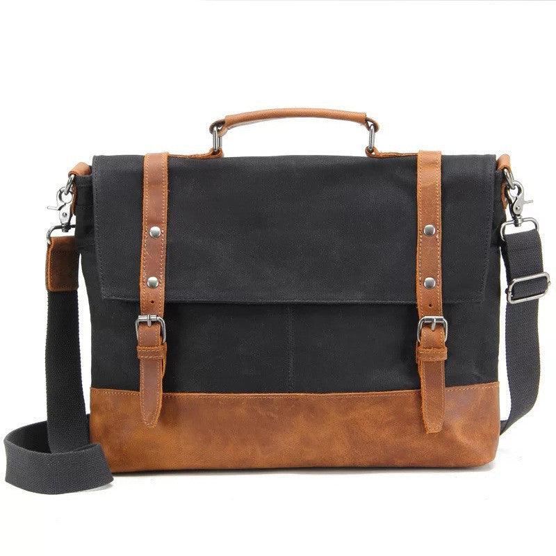 Overflowing Canvas Retro Style Men's Shoulder Bag - Trendha