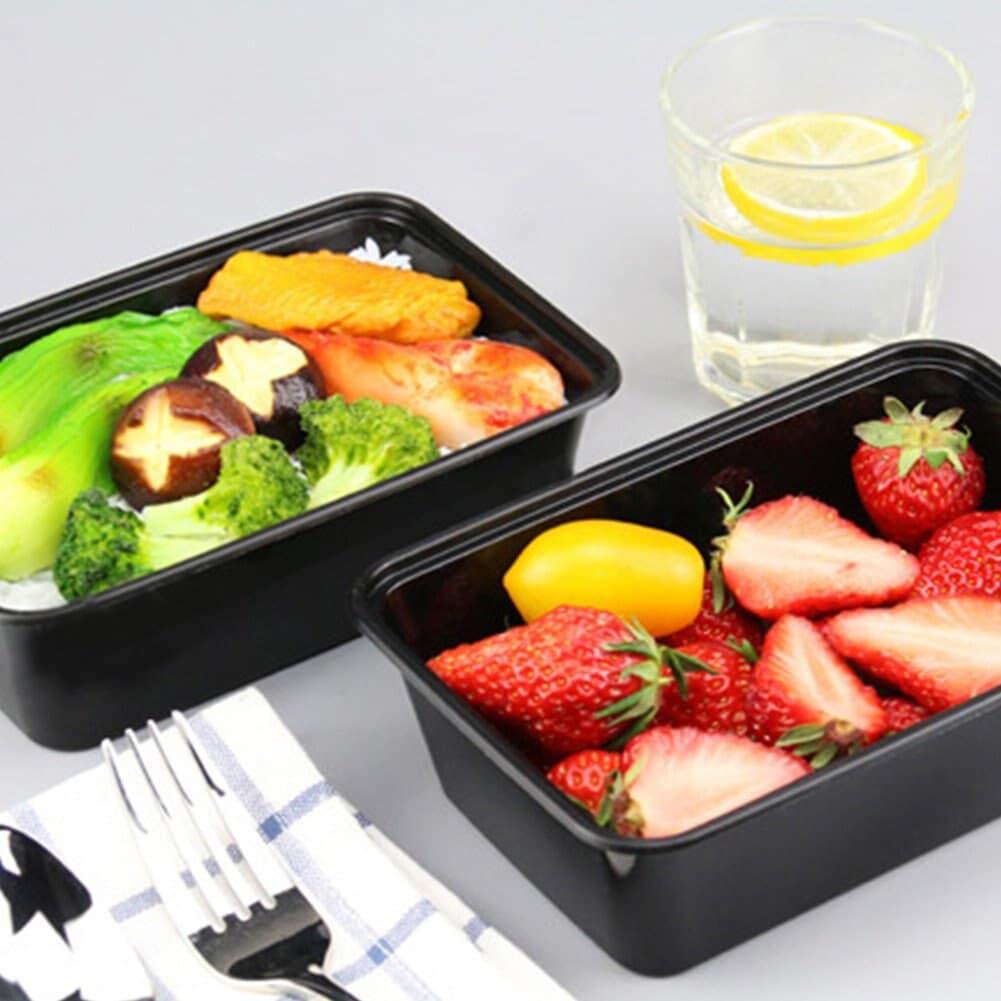 Disposable Plastic Containers with Lid 10 pcs Set - Trendha