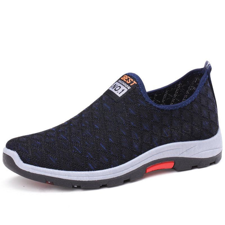 Men's Fashionable Breathable Sports And Leisure Mesh Shoes - Trendha