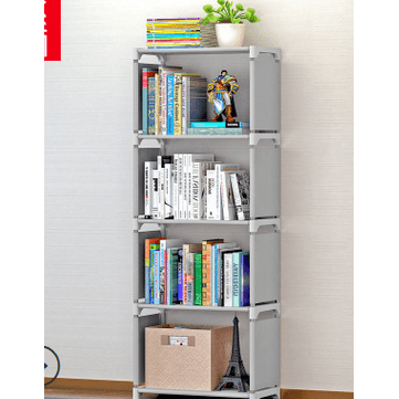 DIY Child Bookcase Stand Shelf Bookshelf Cube Shelf Storage Shelf File Shelf Creative Combination Layer Shelf - Trendha
