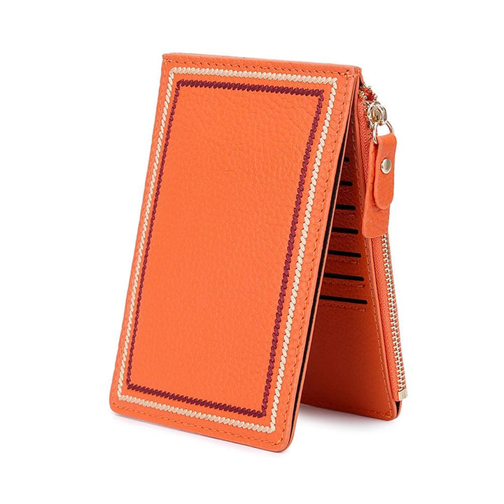 Leather Wallet Compact Ultra-thin Ladies Short - Trendha