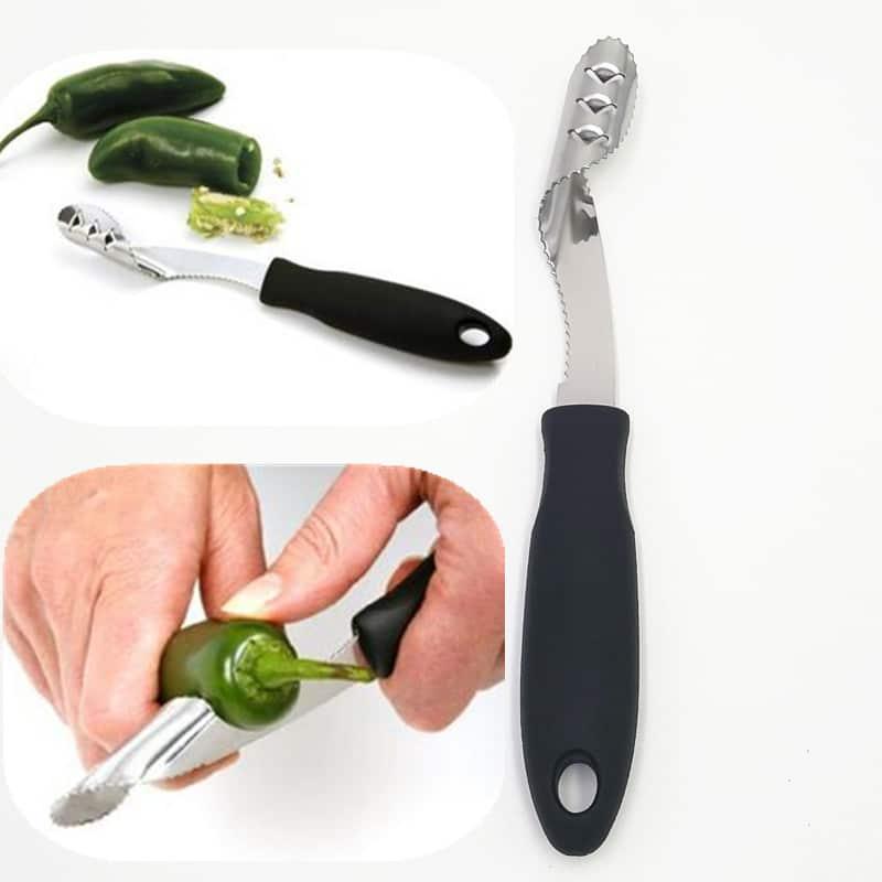 Eco-Friendly Stainless Steel Chili Pepper Corer - Trendha