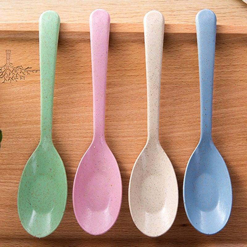 Eco-Friendly Wheat Straw Spoons - Trendha