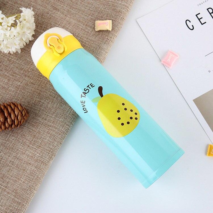 Fruits Print Vacuum Bottle Stainless Steel Thermos for Children - Trendha