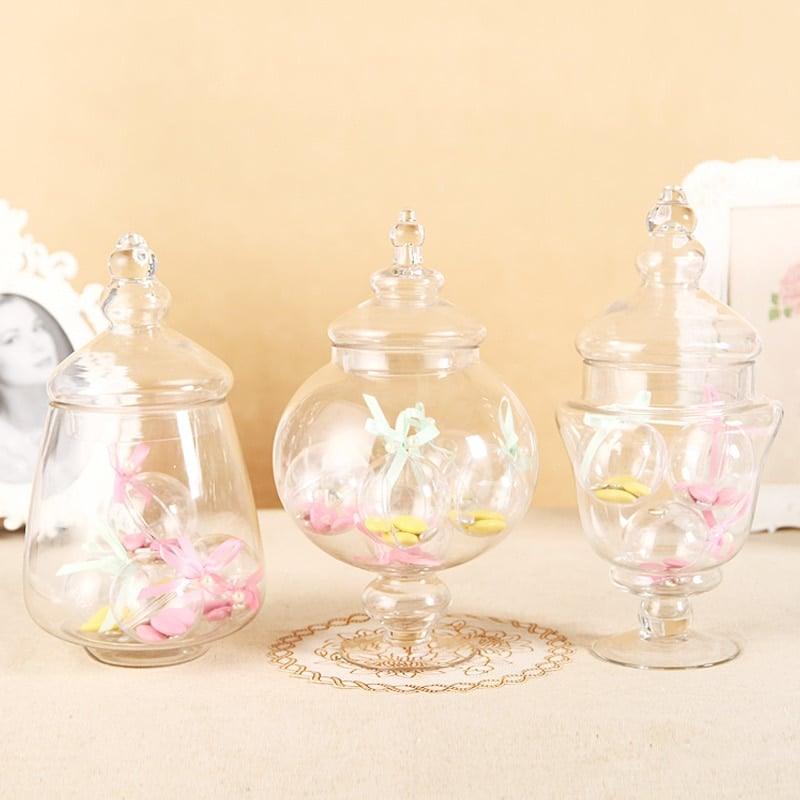 Glass Candy Storage Jar - Trendha