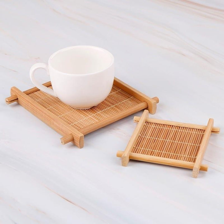 Heat Insulation Bamboo Tray For Dishes - Trendha