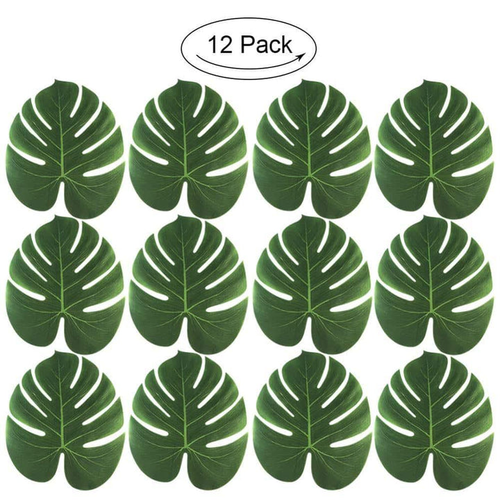 Palm Leave Placemat 12 Pcs Set - Trendha