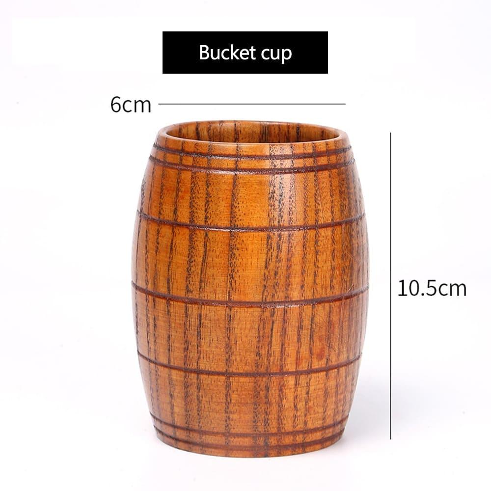 Solid Wood Tea Cup - Trendha