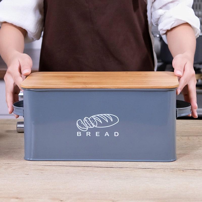 Storage Brad Box with Bamboo Cutting Board - Trendha