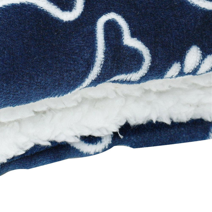 Warm Lamb Velvet Dog Mat with Colorful Print - Trendha