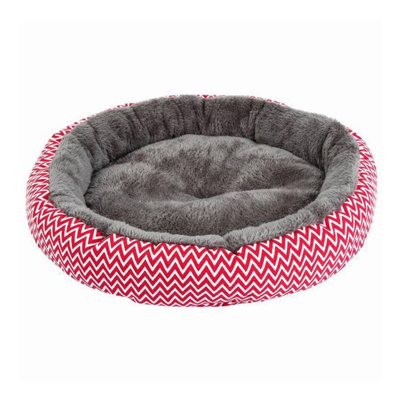 Zig Zag Print Dog Bed - Trendha